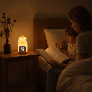 Magical Unicorn LED Night Light & Alarm Clock for Kids