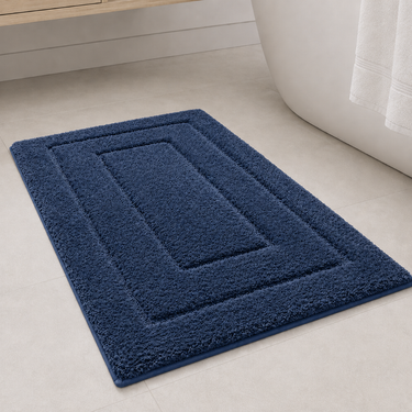CloudStep Non-Slip Microfiber Bath Mat | Ultra-Absorbent Bathroom Rug for Modern Decor
