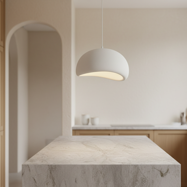 Galet Air - Organic Sculptural Pendant Light Fixture for Ambient Glow Pendant Lights