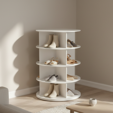 Minimalist Shoe Storage Rack - 4 to 7 Tier Shoe Organizer for Closet or Entryway Shoe Racks