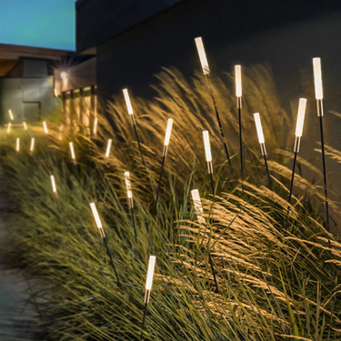Modern Solar Garden Stake Lights | Waterproof LED Landscape Pathway Lights