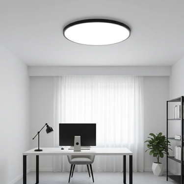 Modern LED Flush Mount Ceiling Light - Energy Efficient, Minimalist Design for Living Room or Bedroom Ceiling Light