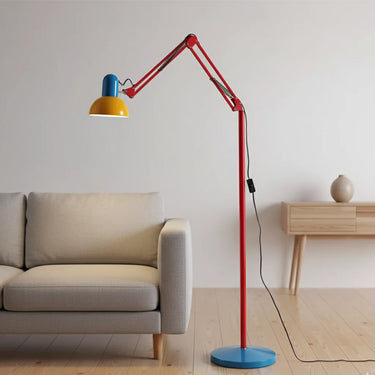Flexo Memphis Floor Lamp | Modern Adjustable Metal Floor Lamp for Living Room