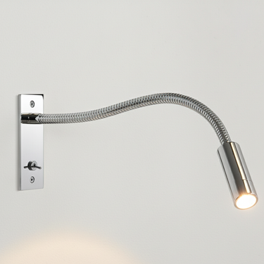 Minimalist Wall Sconce Lighting - Adjustable Metal Reading Spotlights in Gold/Silver Wall Light