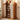 Natural Bamboo Shoe Storage Cabinet - 6/7/8-Tier Shoe Organizer for Entryways Shoe Storage Cabinets