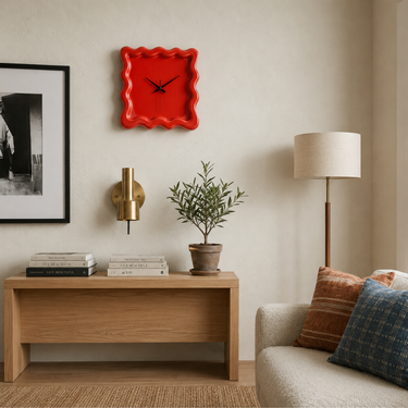 Elegant Minimalist Wall Clock with Silent Movement | Chic Wall Clock Decor for Timeless Home Style Wall Clocks