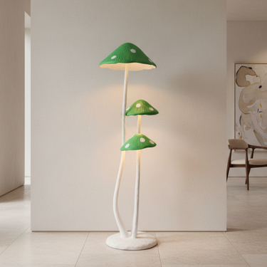 Mushroom Sculptural Floor Lamp – Modern LED Statement Light for Living Spaces Floor Lamps