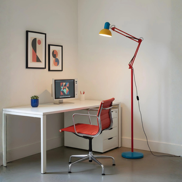 FlexoMemphis | Vibrant Adjustable Modern Floor Lamp for Living Room