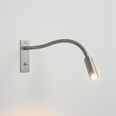 Minimalist Wall Sconce Lighting - Adjustable Metal Reading Spotlights in Gold/Silver Wall Light