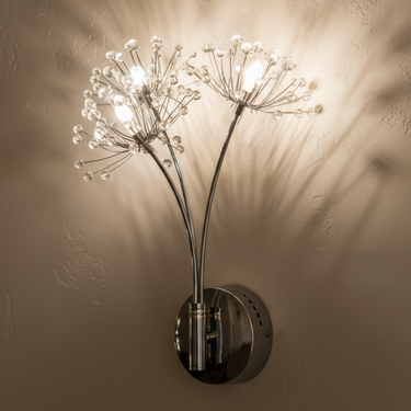 Luxury Dandelion Crystal Wall Light Sconce – Modern Decorative Wall Lamp for Elegant Home Interior Wall Lights