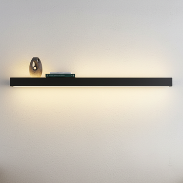 Modern LED Wall Light Sconce with Integrated Shelf for Cozy Spaces Wall Lighting