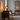 Modern Amber Glass Table Lamp with Copper Base Lamps & Light Fixtures