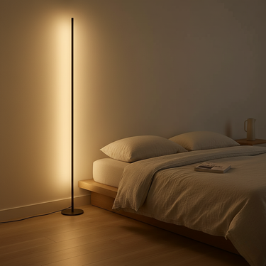 Modern LED Standing Floor Lamp - Adjustable Brightness for Living Room or Bedroom Floor Lamp