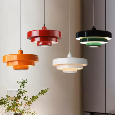 Bauhaus Iron Pendant Lamp - Stylish Kitchen Pendant Lighting Fixture Pendant Lights