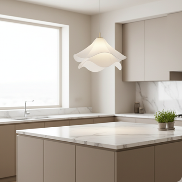 Avelune Elegant Pendant Light I Adjustable Pendant Lighting with Soft Diffused Illumination for Bedroom or Kitchen Ceiling Light