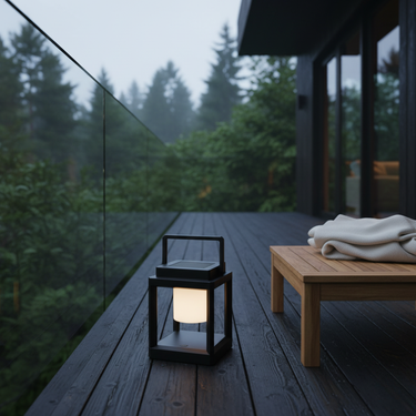Modern Ooutdoor Solar Lanterns with Adjustable Brightness for Camping or Patio Garden Outdoor Lighting