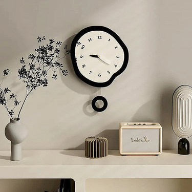 Contemporary Large Wall Clock - Unique Modern Design & Silent Movement Wall Clocks