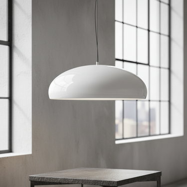 Modern Metal Bowl Pendant Light - Adjustable Ceiling Fixture for Kitchen & Dining Pendant Lights
