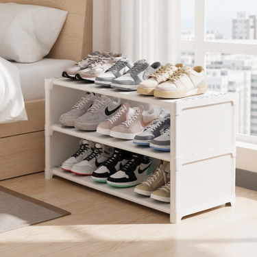 Modern 3-Tier Shoe Storage Organizer with Durable Design for Entryway Shoe Storage & Organizers
