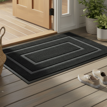 TerraMat - Non-Slip Curved Thread Outdoor Doormat for Entryways & Patios Door Mats