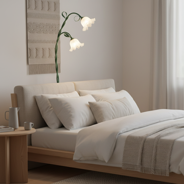 CallaBloom | Elegant Modern Green Matte Floor Lamp for Living Room Floor Lamps