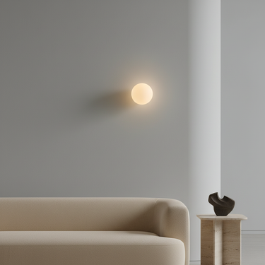 Solstice Wall Light - Modern Frosted Glass Sconce for Minimalist Interiors Wall Light