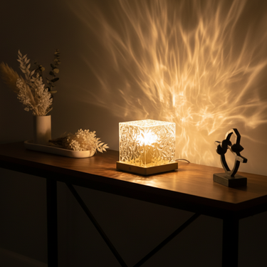 AuroraPrism | Enchanting Colorful LED Light Box with Customizable Patterns Lamps