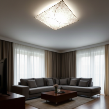 Kite Ceiling Light - Ethereal DuPont Paper Light Fixture for Soft Illumination Lighting