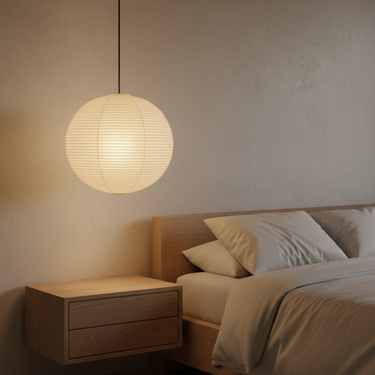Akari Round Pendant Lamp - Elegant Hanging Lights with Ambient Lighting Pendant Lights