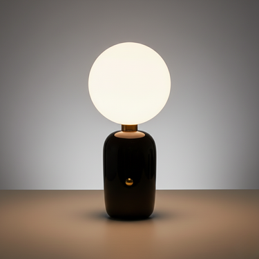 OpalSphere | Elegant Minimalist Opal Glass Table Lamp for Bedroom & Living Room Lamps