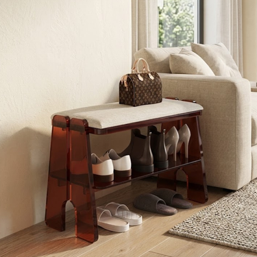Modern Minimalist Shoe Storage Cabinet - 2/3 Tier Cotton Linen Design for Entryway Shoe Storage