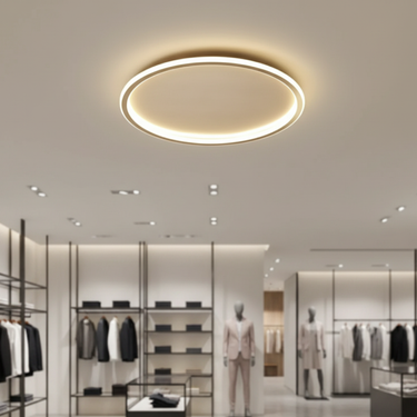 Tondo Flush Mount Ceiling Light - Minimalist LED Halo Illumination Lighting