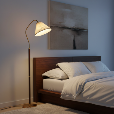 Katsura | Traditional Japanese Vintage Solid Wood Floor Lamp for Living Room Floor Lamps