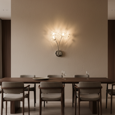 Luxury Dandelion Crystal Wall Light Sconce – Modern Decorative Wall Lamp for Elegant Home Interior Wall Lights