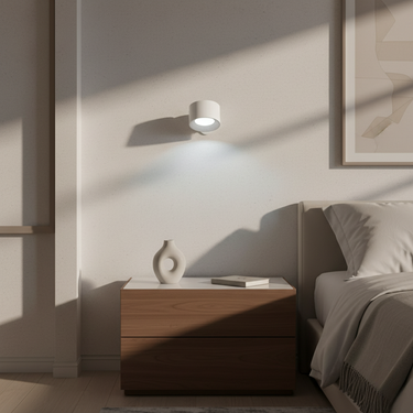 Pivot Easy-Stick - 360° Wireless Wall Sconce, Cordless LED, Battery Powered, USB Rechargeable Wall Light