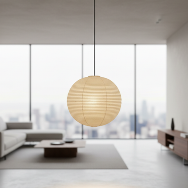 Akari Round Pendant Lamp - Elegant Hanging Lights with Ambient Lighting Pendant Lights