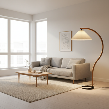 Stylish Modern Floor Lamp - LED Standing Lamp for Living Room & Bedroom Floor Lamp