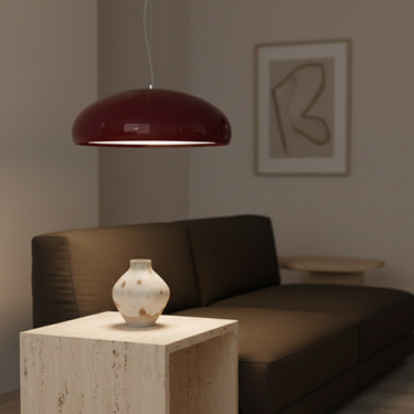 Modern Metal Bowl Pendant Light - Adjustable Ceiling Fixture for Kitchen & Dining Pendant Lights