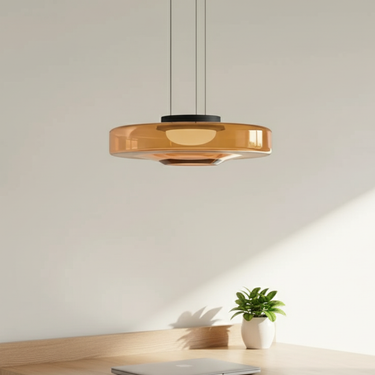 Dynamic Glass Pendant Light - Tiered Kitchen Pendant Lighting for Island Pendant Lights