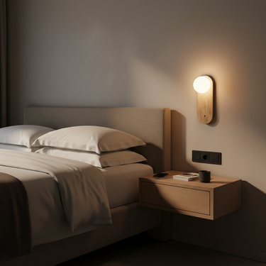 Wabi-Sabi Wall Lamp - Minimalist Wall Sconce with Warm Natural Light Wall Lamps