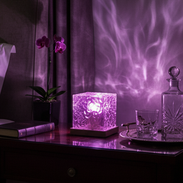 AuroraPrism | Enchanting Colorful LED Light Box with Customizable Patterns Lamps