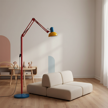 FlexoMemphis | Vibrant Adjustable Modern Floor Lamp for Living Room Lamps & Lighting