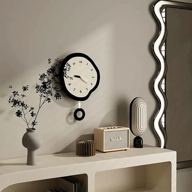 Contemporary Large Wall Clock - Unique Modern Design & Silent Movement Wall Clocks