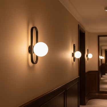Elegant Glass Wall Sconce - Modern Wall Light for Cozy Indoor Atmosphere Wall Lights