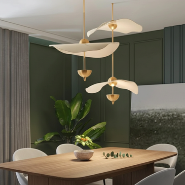 Lotus Pendant Light - Adjustable Height Kitchen Pendant Lighting, LED Compatible Lighting