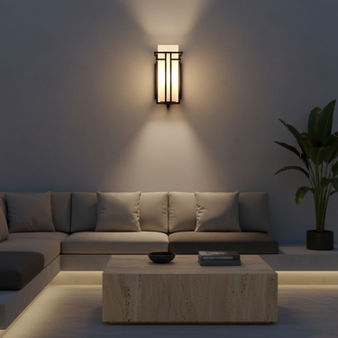 Velaro | IP65 Waterproof Outdoor Wall Lamp, Retro Industrial Iron Glass Sconce Outdoor Lighting