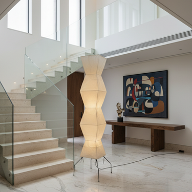 Akari Modern Floor Lamp - Minimalist Design with Warm Lighting Floor Lamps