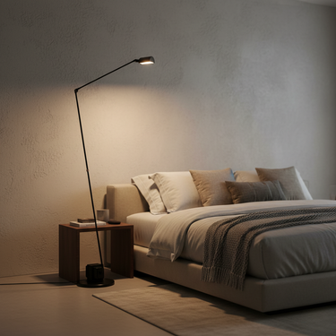 LINEA | Modern Adjustable Floor Lamp for Living Room or Bedroom Lighting Lamps