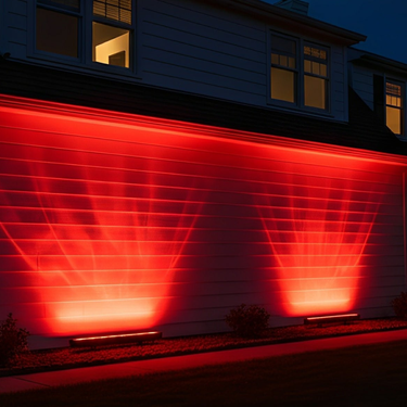 HaloWave | Vibrant Dynamic RGB Outdoor Lighting Wall Washer Fixture