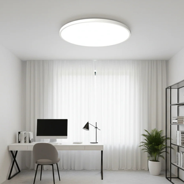 Modern LED Flush Mount Ceiling Light - Energy Efficient, Minimalist Design for Living Room or Bedroom Ceiling Light